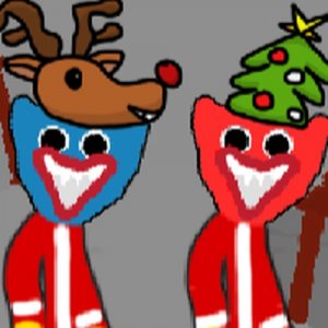 HuggyBros Christmas Action Arcade Game