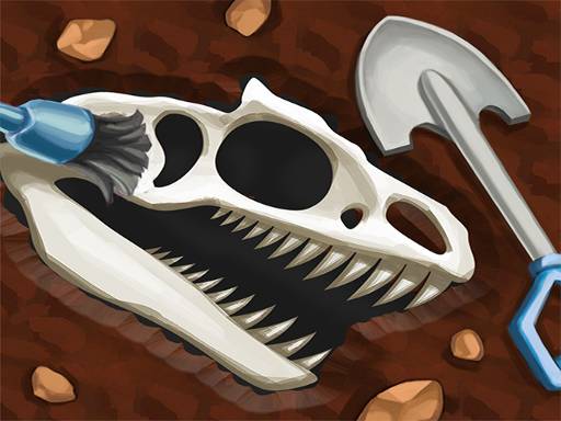 Dinosaur Bone Digging Games - Adventure Puzzle Game