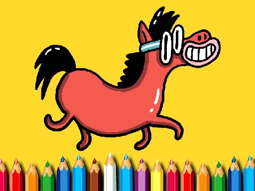 BTS Pony Coloring Book Online Coloring Game