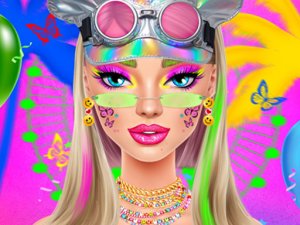 Festival Vibes Makeup Game - Dress Up Game