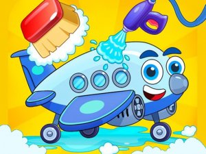 Airplane Wash Game: Cleaning Puzzle