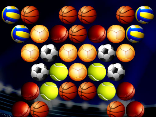 Bubble Shooter Golden Football Puzzle Game