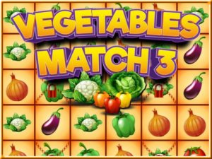 Vegetables Match 3 Puzzle Game