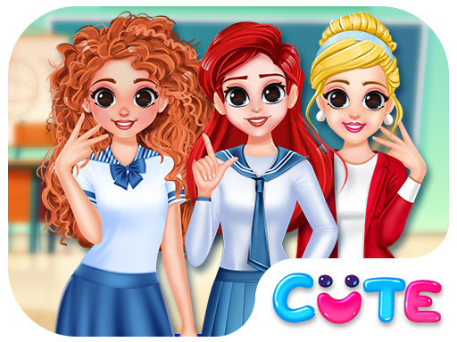BFF Princess Back To School Online Dress Up Game