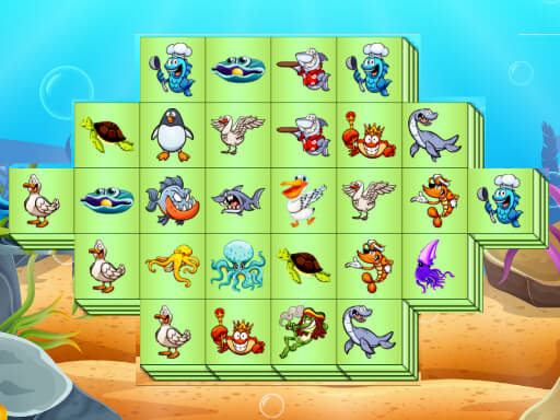 Aquatic Triple Mahjong Online Puzzle Game - Tile Matching Game