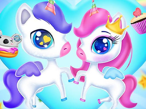 Unicorns Birthday Surprise - Makeover & Party Game: Kids Dress Up & Bake