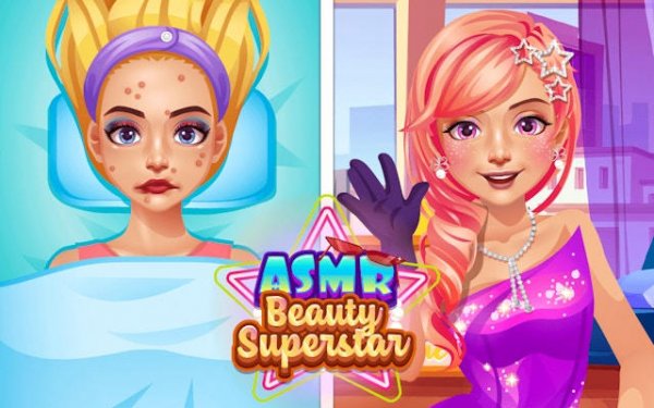 ASMR Beauty Superstar: Relaxing Makeover Online Game