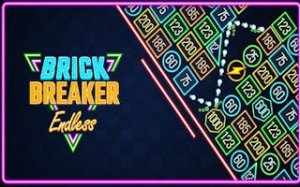 Neon Brick Breaker Puzzle