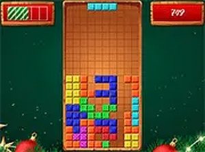 Xmas TetriX Puzzle Game Online - Arcade Puzzle Game