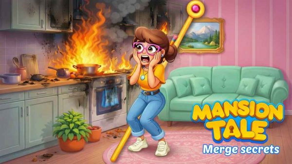 Mansion Tale: Merge Secrets Puzzle Game