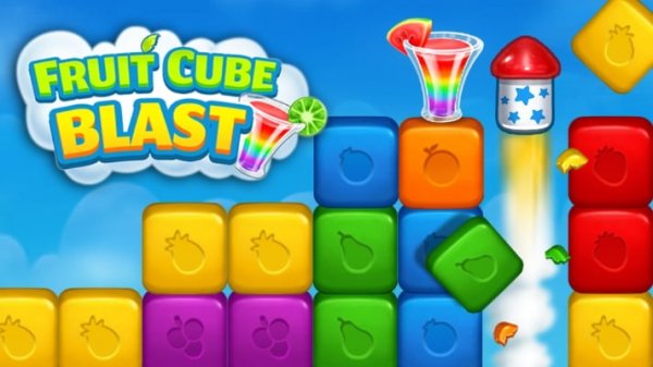 Fruit Cube Blast Online Puzzle Game